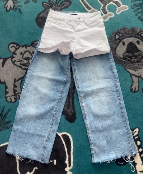 Rifle denim a kratase vero moda v.34..xs, 34