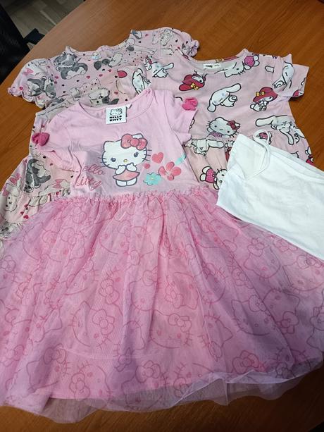 Šaty hello kitty 122, 6-7 rokov, hello kitty,122