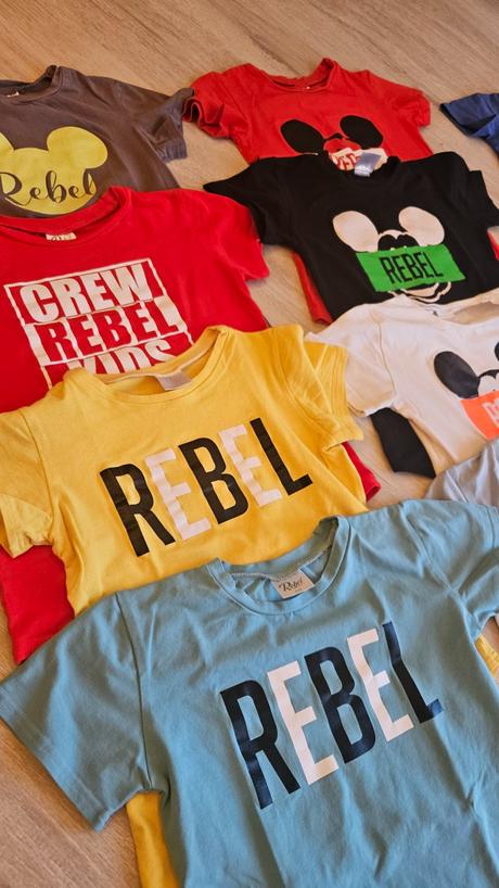 Rebelkids balík tričiek, 122–134