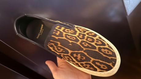 Saint laurent venice leopard espadrilky, 37
