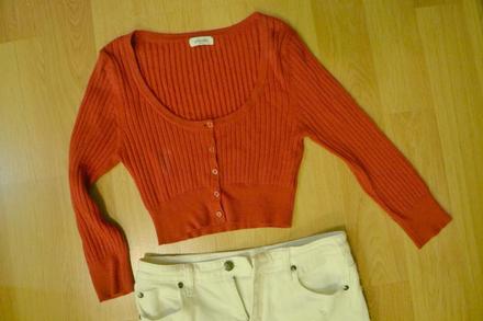 Pimkie sexi crop pulovrik s patentom xs/s, pimkie,xs