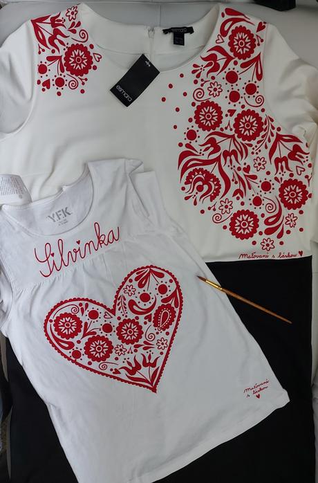 Maľované tričko, l / m / s / xl / xxl