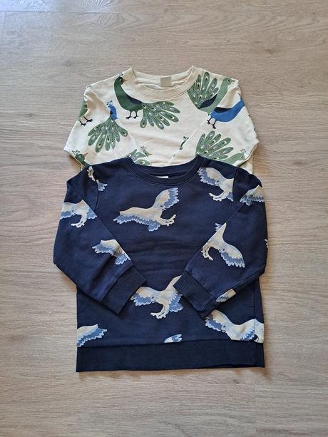 Mikina lindex o8 /104 vtaky / pavy, lindex,98