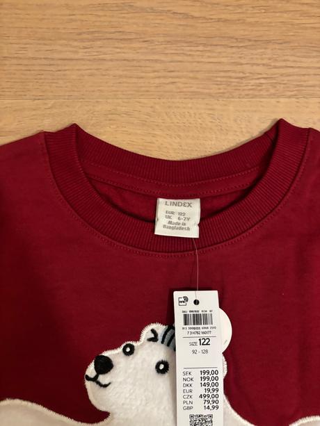Lindex mikina medveď 12, lindex,122