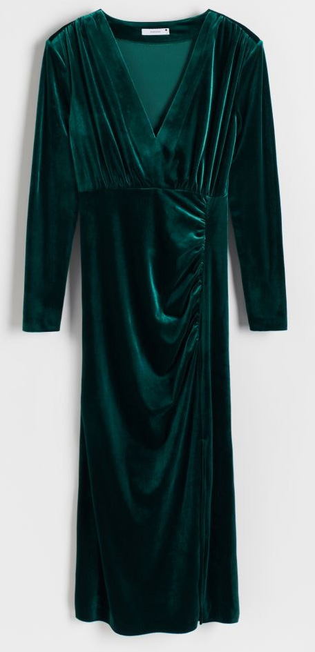 Velúrové spoločenské šaty, reserved,42