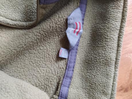 Zelená fleece mikina, 140
