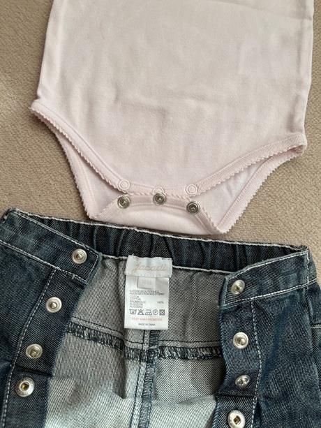 Jacadi nohavice a body, jacadi,74