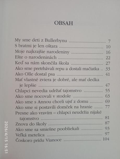 Trilógia deti z bullerbynu - astrid lindgrenová, 
