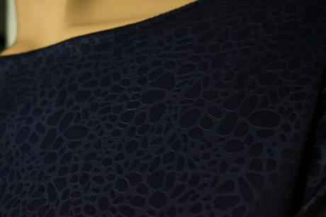 Midi šaty tmavomodré, xl