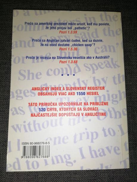 Kniha chyby, ktoré robíme v angličtine, 