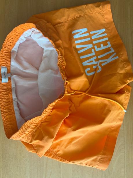 Oranzove plavky ck, calvin klein,s