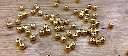 Korálky zlaté 6,8,10 mm, 