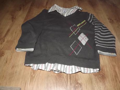 Menčestráky + pulóvrik, c&a,116