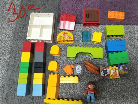 Lego duplo balíčky obchod farma zoo, 