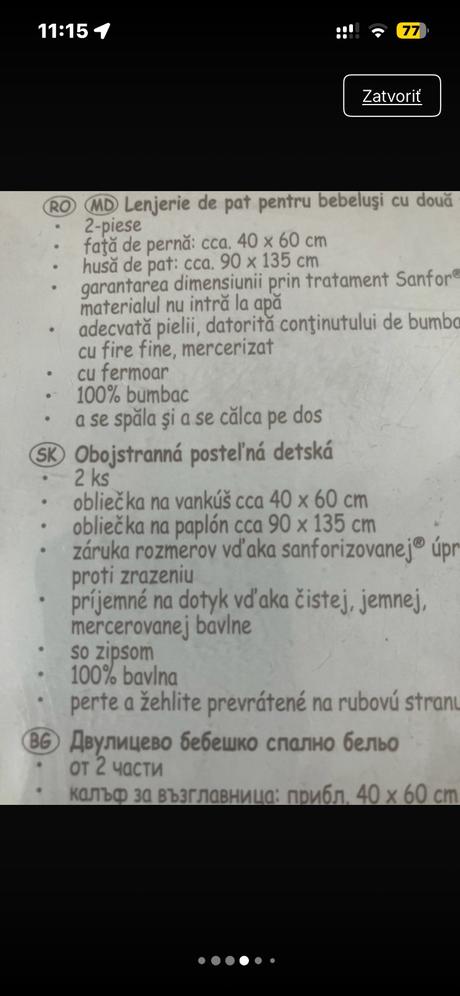 Nove detske navlecky, 