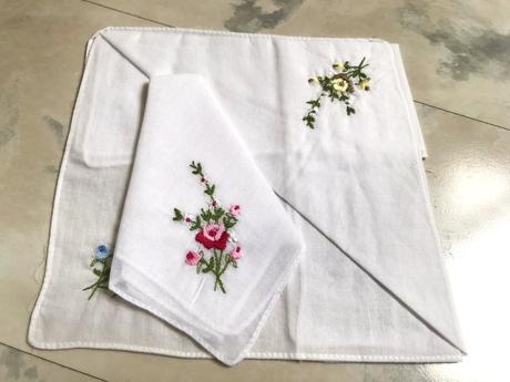 Batistové vreckovky 3 ks,