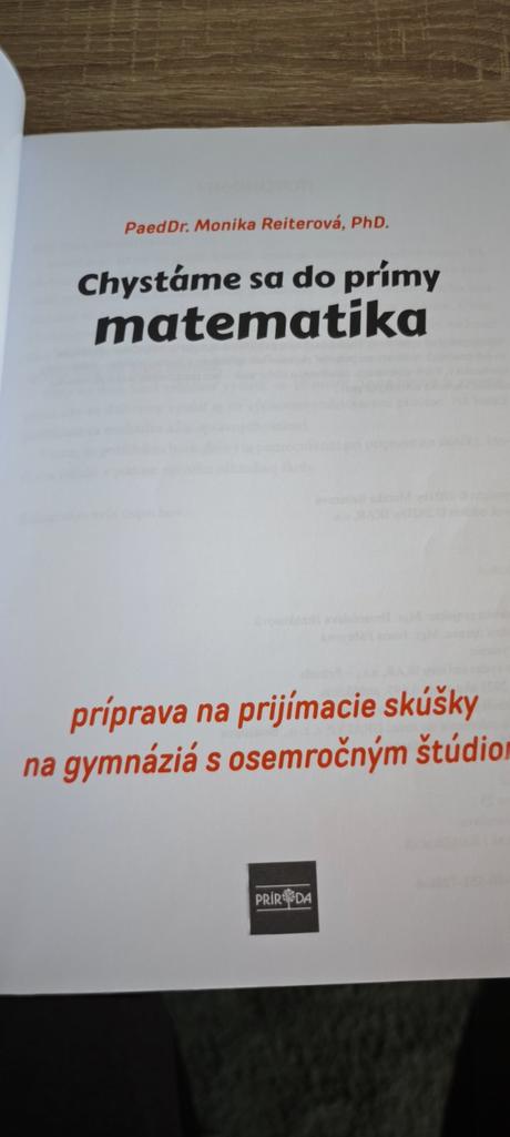 Knihy na prijímacie skúšky na 8.ročné gymnáziá, 