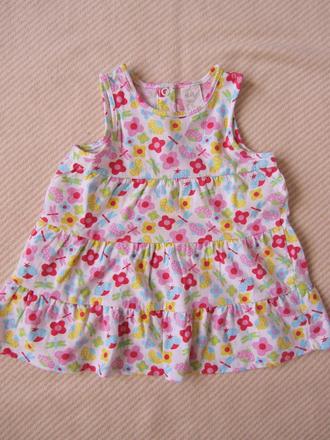 Kvietkované šaty, h&m,74