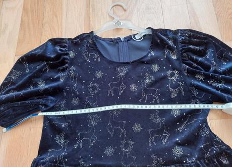 Vianočné šaty veľkosť 158, reserved,158