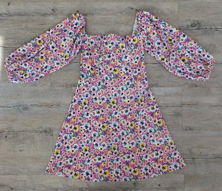 Dámske šaty s drobnými kvietkami, h&m,s