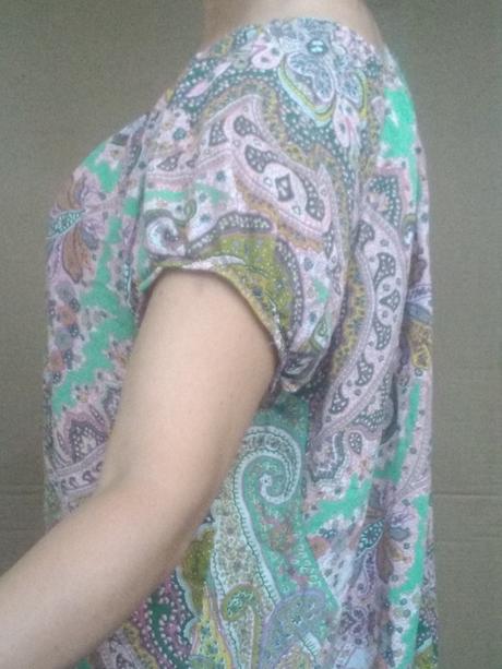 Pestrofarebná blúzka uni, 