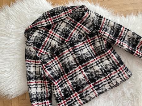 Krátky kabát / vlna - - - nové,