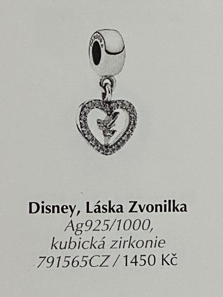 Pandora disney koralky, pandora