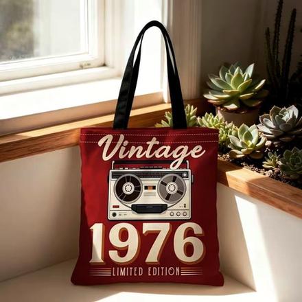 Plátená taška "vintage 1976",
