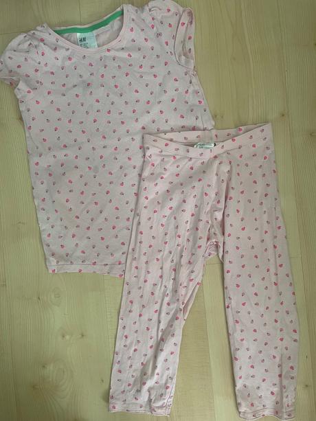 Pyžamko jabĺčko 8-10 rokov, h&m,140