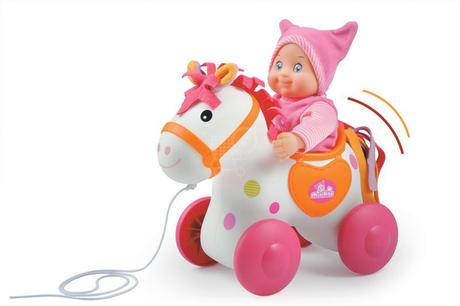 Smoby 160158 minikiss koník na ťahanie, 