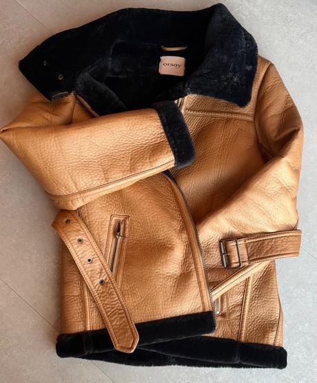 Kožušiková biker bunda orsay veľ. s, orsay,s