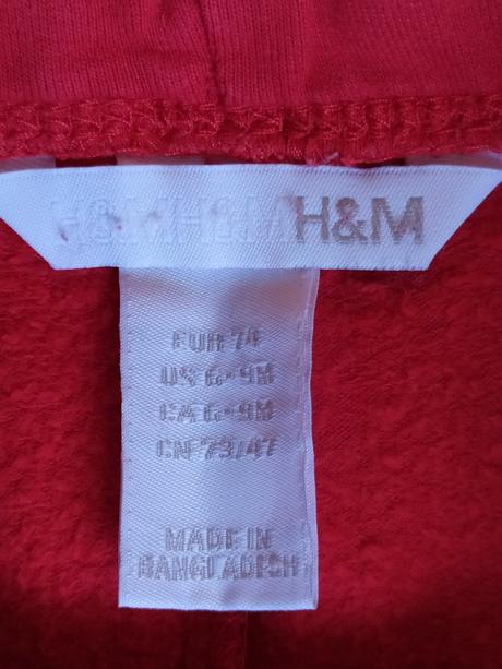 Tepláky h&m veľ. 74, h&m,74