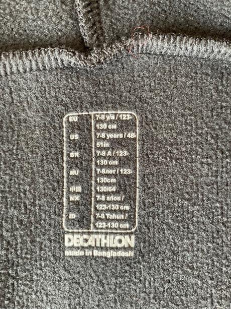 Športová mikina, decathlon,128