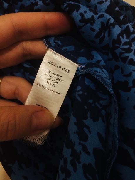 Pohodlna modra sukna x&circle, 38