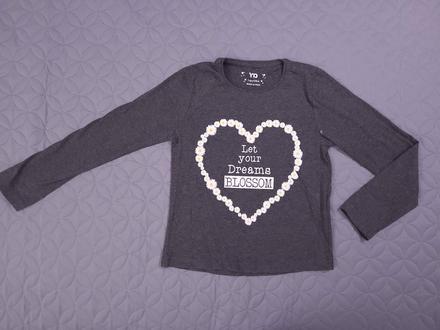 Yd tricko so srdieckom z margaretok, 128