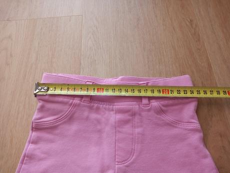 Ružové elastické džegíny, f&f,110