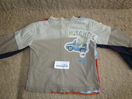 2604. tričká s dl. ruk. 5x, 110