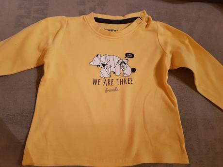 Tričká 3ks, h&m,74