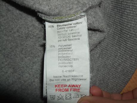 Sivá melírovaná mikina zn. b.p.c., 128