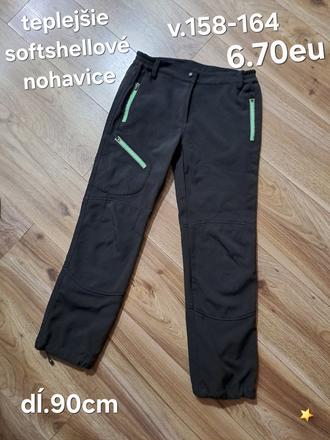 Teplejšie softshellové nohavice, 158