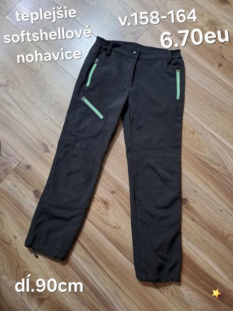 Teplejšie softshellové nohavice, 158