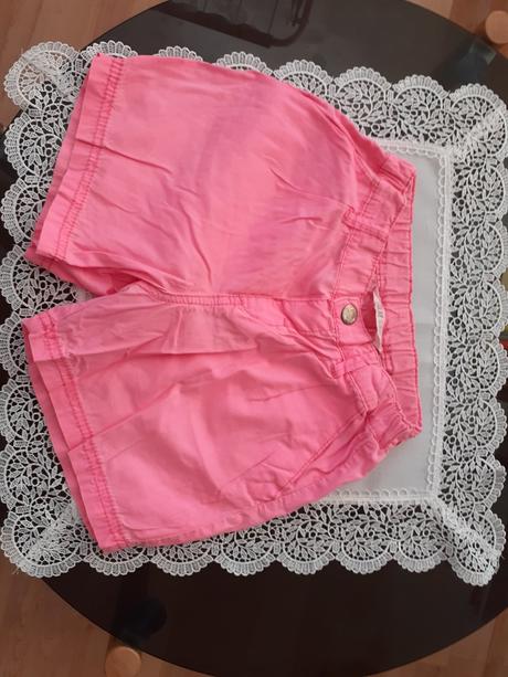 Ruzove sortky pre 7 az 8r.dievca, h&m,128
