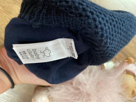 Čiapka s uškami podšitá, baby club,56