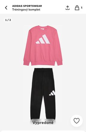 Súprava adidas v.176 s visačkou, adidas,176