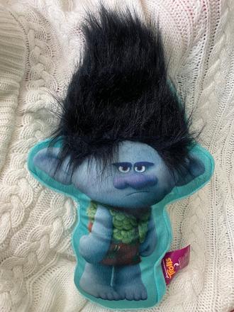 Plyšový vankúšik / hračka troll vetvoš,