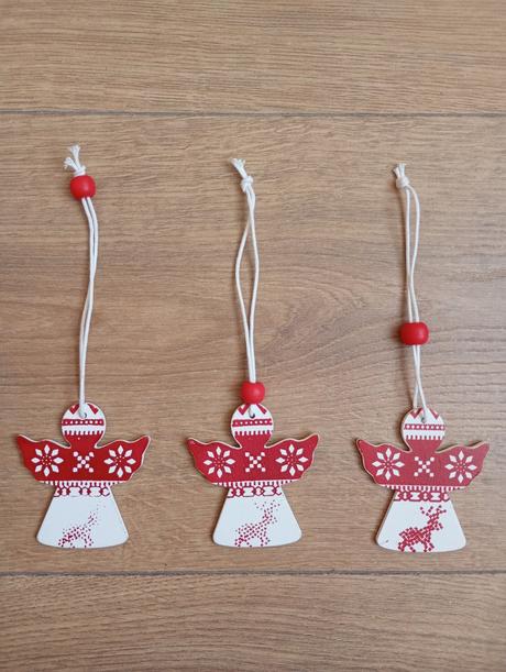 Drevené vianočné ozdoby -top stav, 