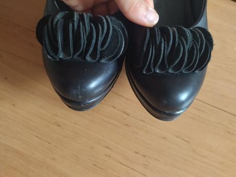 Kožené lodičky 37, 36