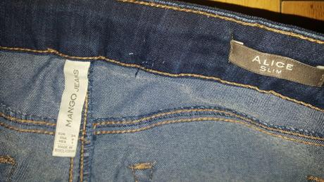 Mango alice slim rifle velkost eur 34, mango,34