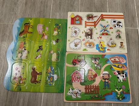 Detské vkladačky zvieratká,