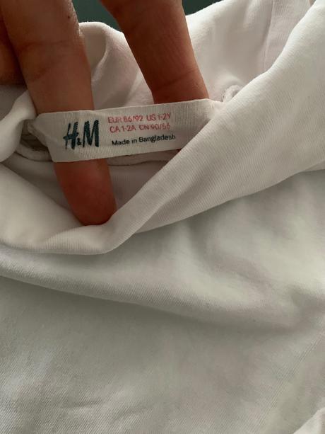 H&m bavlneny dievčenský rolacik 86-92, h&m,92